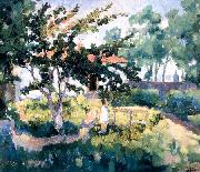 Kazimir Malevich Summer Landscape, oil painting on canvas